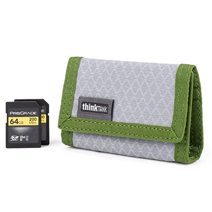 ThinkTank Secure Pixel Pocket Rocket Mini Multi Card Holder - Highland Green