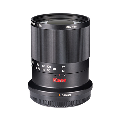 Kase 200mm F5.6 Reflex Lens Fujifilm G Mount Medium Format