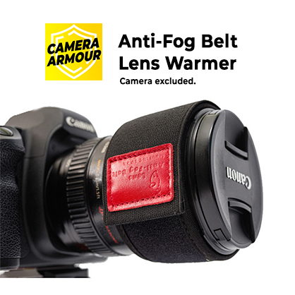 Camera Armour Anti-Fog Belt / Lens Warmer for Camera Lenses and Telescopes