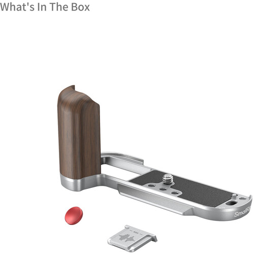 1023239_D.jpg - SmallRig Wooden L-Shape Grip for FUJIFILM X-T50 (Silver) 4735 - Thumbnail 4