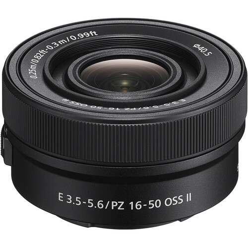 Sony E PZ 16-50mm f/3.5-5.6 OSS II Lens (Sony E, Black) - Best Available Image