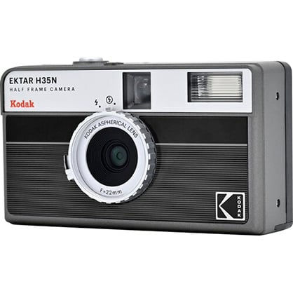 1023459_A.jpg - Kodak Ektar H35N Half-Frame Film Camera (Striped Black) - Thumbnail 1