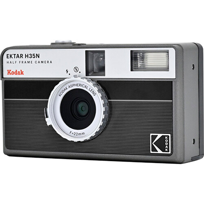 1023459_A.jpg - Kodak Ektar H35N Half-Frame Film Camera (Striped Black) - Image 1