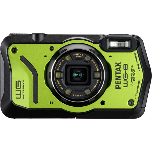 PENTAX WG-8 Digital Camera (Green) - Best Available Image