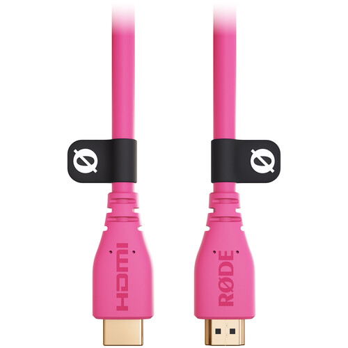 1023739_A.jpg - RODE HDMI to HDMI 2.1 Cable 1.5m Pink - Image 1