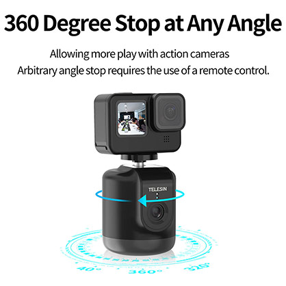 1024189_A.jpg - Telesin Smart Auto Face Tracking Small Camera/Phone Holder incl. Remote Control - Image 1