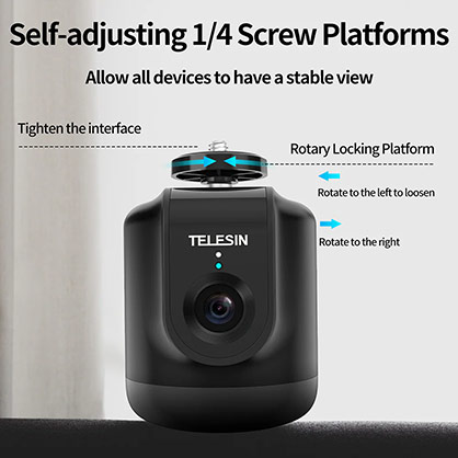 1024189_C.jpg - Telesin Smart Auto Face Tracking Small Camera/Phone Holder incl. Remote Control - Image 3