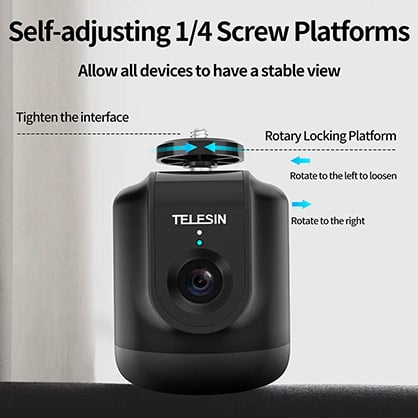 1024189_C.jpg - Telesin Smart Auto Face Tracking Small Camera/Phone Holder incl. Remote Control - Image 3