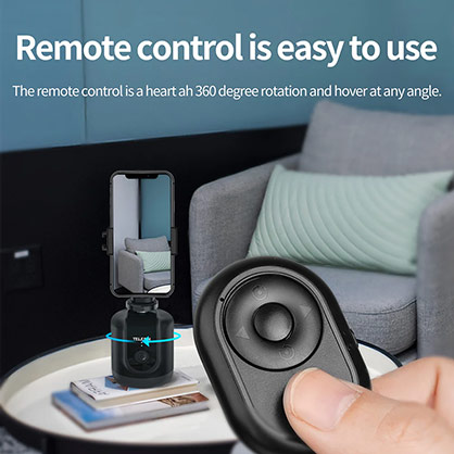 1024189_D.jpg - Telesin Smart Auto Face Tracking Small Camera/Phone Holder incl. Remote Control - Image 4