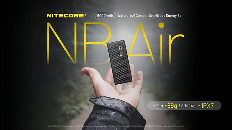 Nitecore NB Air Ultra Lightweight and Slim USB-C 5000mAh Power Bank