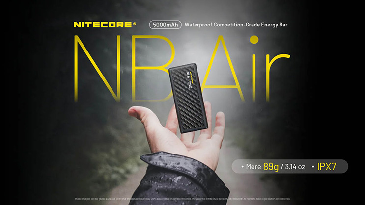 Best image for Nitecore NB Air Ultra Lightweight and Slim USB-C 5000mAh Power Bank