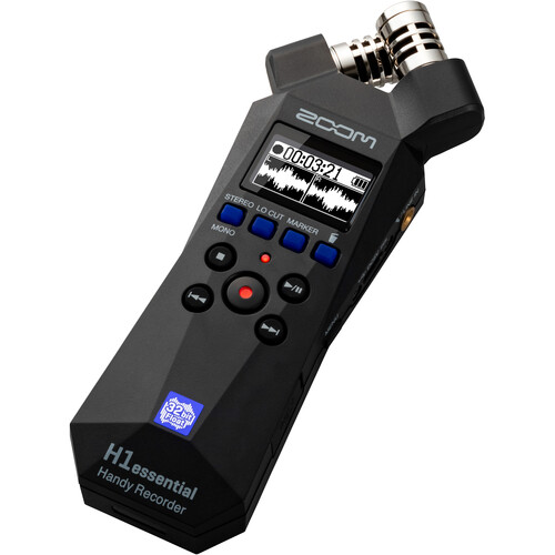 1024629_A.jpg - Zoom H1essential 2-Track 32-Bit Float Portable Audio Recorder - Image 1