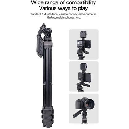 1024899_A.jpg - Xiletu LSM1+XT204A Aluminum Tripod with Panoramic Head  &  Mobile Phone Holder - Thumbnail 1