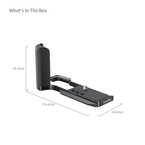 1024959_C.jpg - SmallRig L-Shaped Mount Plate with Handle for Canon EOS R50 V (Black) 5429 - Image 3