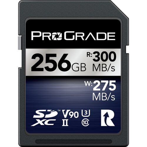 Best image for ProGrade 256GB UHS-II SDXC V90 Iridium Memory Card