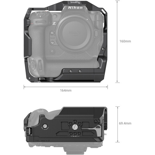 1025079_A.jpg - SmallRig Camera Cage for Nikon Z9 3195 - Thumbnail 1