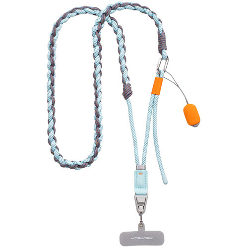PGYTECH LinkGo Phone Photography Braided Strap (Sea Blue) - Best Available Image