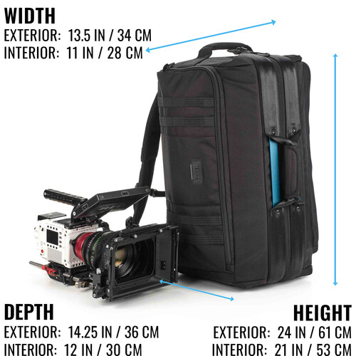 1025319_B.jpg - Tenba Cineluxe V2 Backpack 24 (Black, 45L) - Thumbnail 2