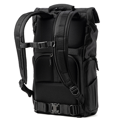 1025399_A.jpg - Think Tank Photo FocusPoint Rolltop Camera Backpack (Asphalt Black, 30L) - Image 1