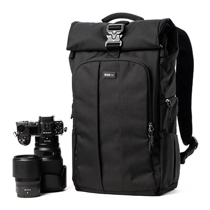 1025399_C.jpg - Think Tank Photo FocusPoint Rolltop Camera Backpack (Asphalt Black, 30L) - Thumbnail 3