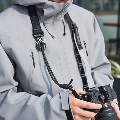 1025439_B.jpg - VSGO Black Snipe URBAN Camera Strap (Convertible Shoulder / Wrist Strap Black) - Image 2