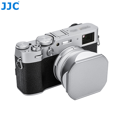 1025859_A.jpg - JJC Lens Hood Fujifilm X100 VI Silver - Thumbnail 1