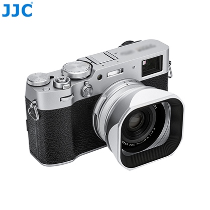 1025859_B.jpg - JJC Lens Hood Fujifilm X100 VI Silver - Image 2