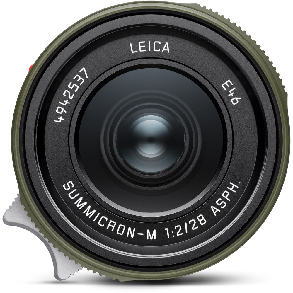 1025869_A.jpg - Leica Summicron-M 28mm f/2 ASPH. Lens (Leica M, Safari Green) - Image 1