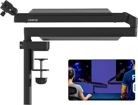 Best image for Ulanzi ZJ05 Premium 2-in-1 Microphone Boom Arm with Ballhead