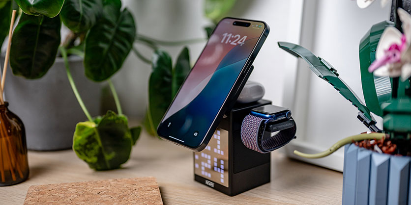 1025979_E.jpg - Newell induOne MagPlay All-in-One MagSafe Charger / Speaker / Pixel Clock - Image 5