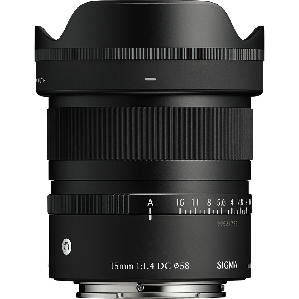 Sigma Sony E Mount 15mm f/1.4 DC Contemporary Lens - Best Available Image