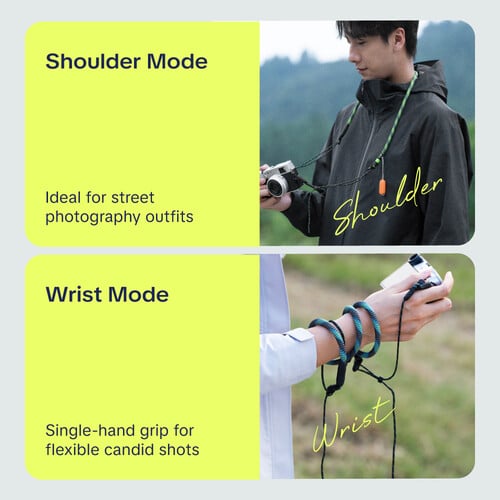 1026179_D.jpg - PGYTECH Camera Shoulder Strap Slim (Wilderness Green) - Thumbnail 4