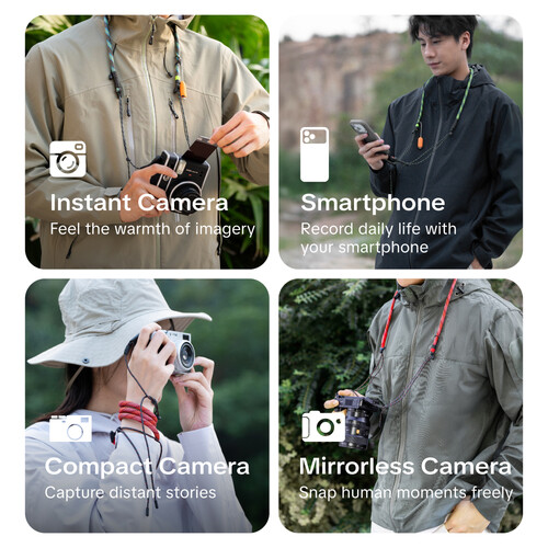 1026179_E.jpg - PGYTECH Camera Shoulder Strap Slim (Wilderness Green) - Image 5