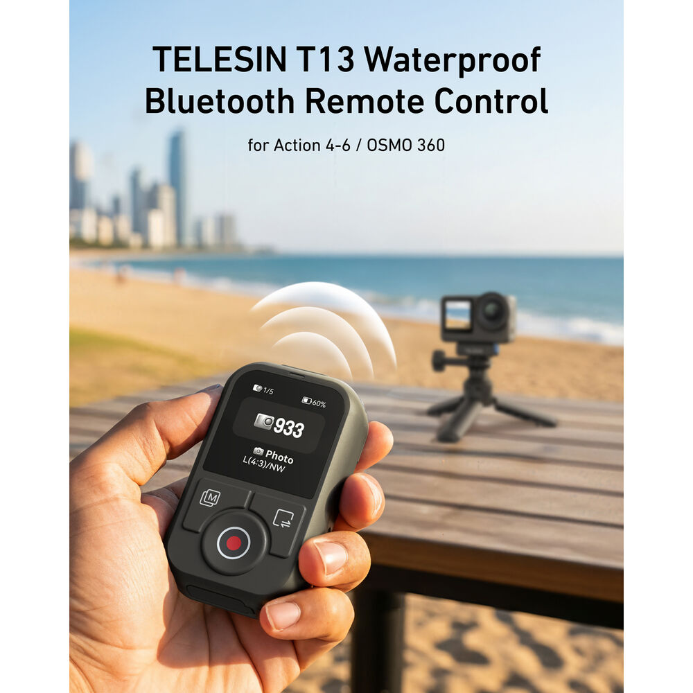 1026689_A.jpg - Telesin Bluetooth Remote Control for DJI Osmo 4 / 5 / 6 / 360 - Image 1