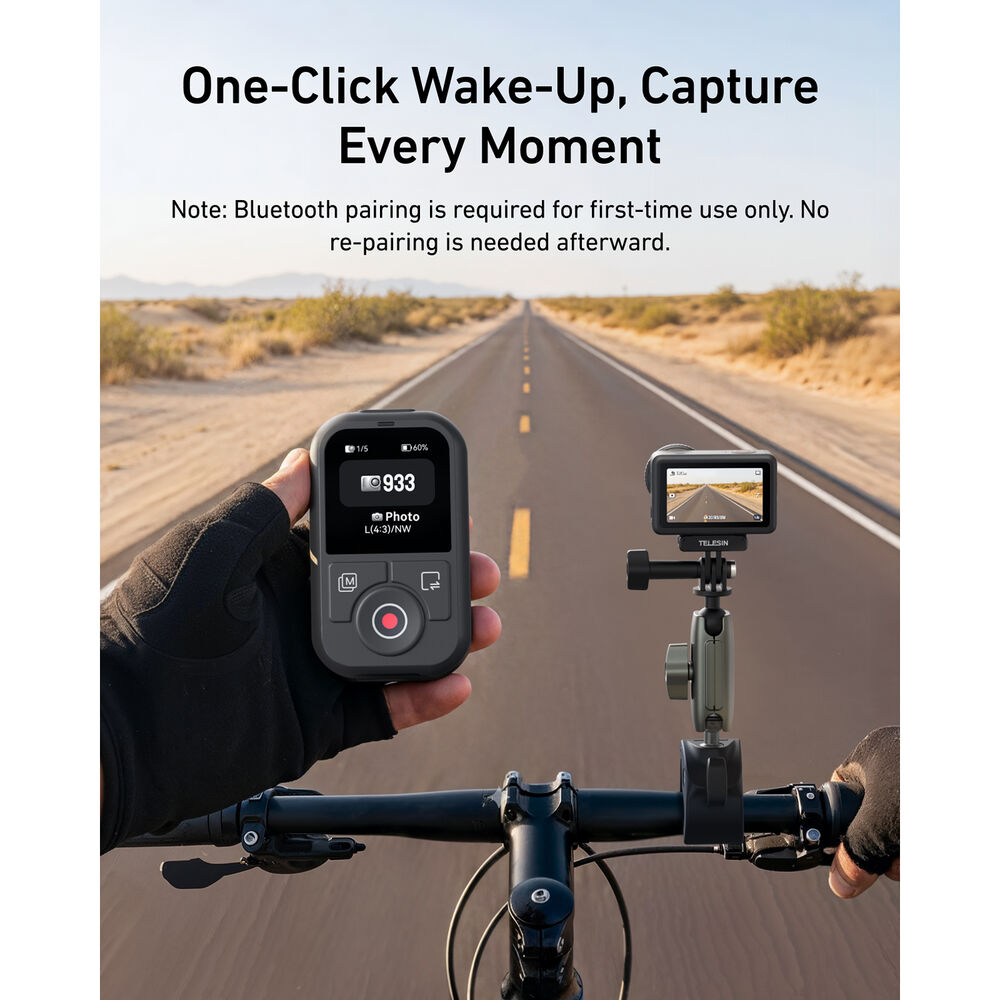 1026689_E.jpg - Telesin Bluetooth Remote Control for DJI Osmo 4 / 5 / 6 / 360 - Image 5