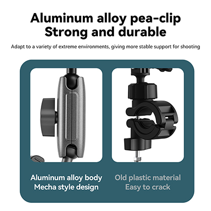 1026729_B.jpg - Telesin Crab Claw Clamp for action camera and phone - Image 2