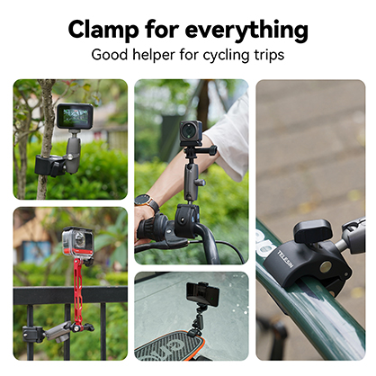 1026729_C.jpg - Telesin Crab Claw Clamp for action camera and phone - Image 3