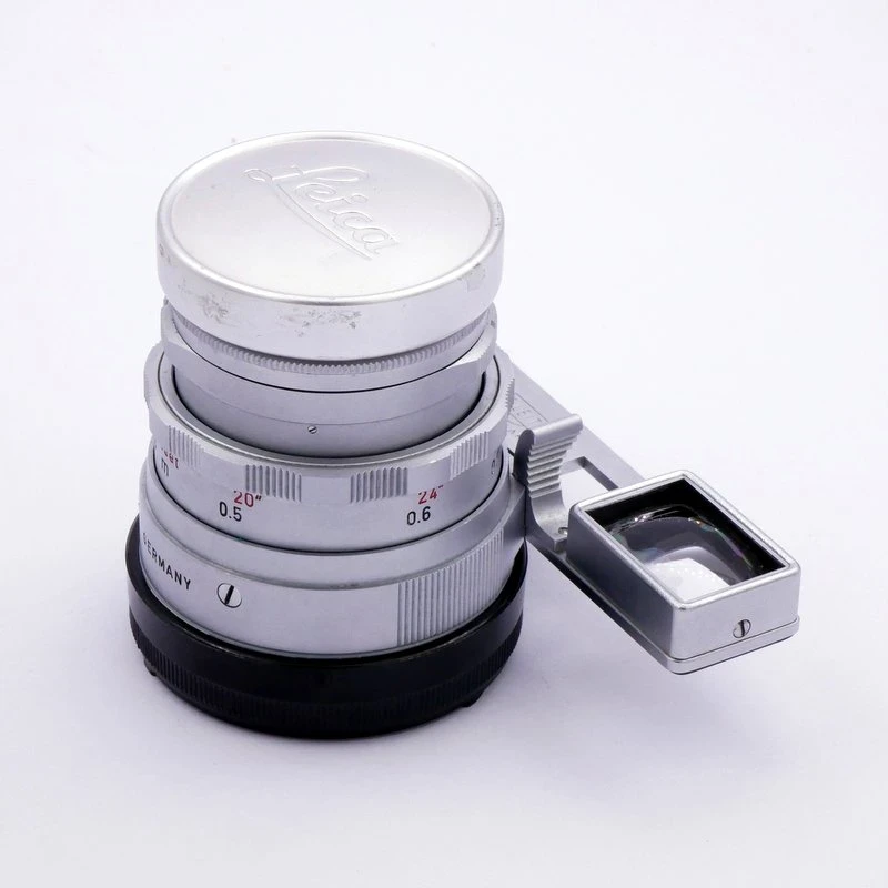 Best image for Leica MF 5cm F/2 Dual Range Summicron Lens in M Mount with Spectacles - Includes Caps and Leica UVa Filter