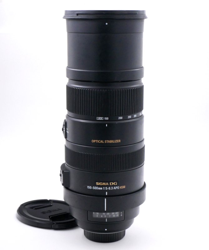 S-H-3KXUUS_1.jpg - Sigma AF 150-500mm F/5-6.3 DG APO HSM OS Lens in Nikon FX Mount - Thumbnail