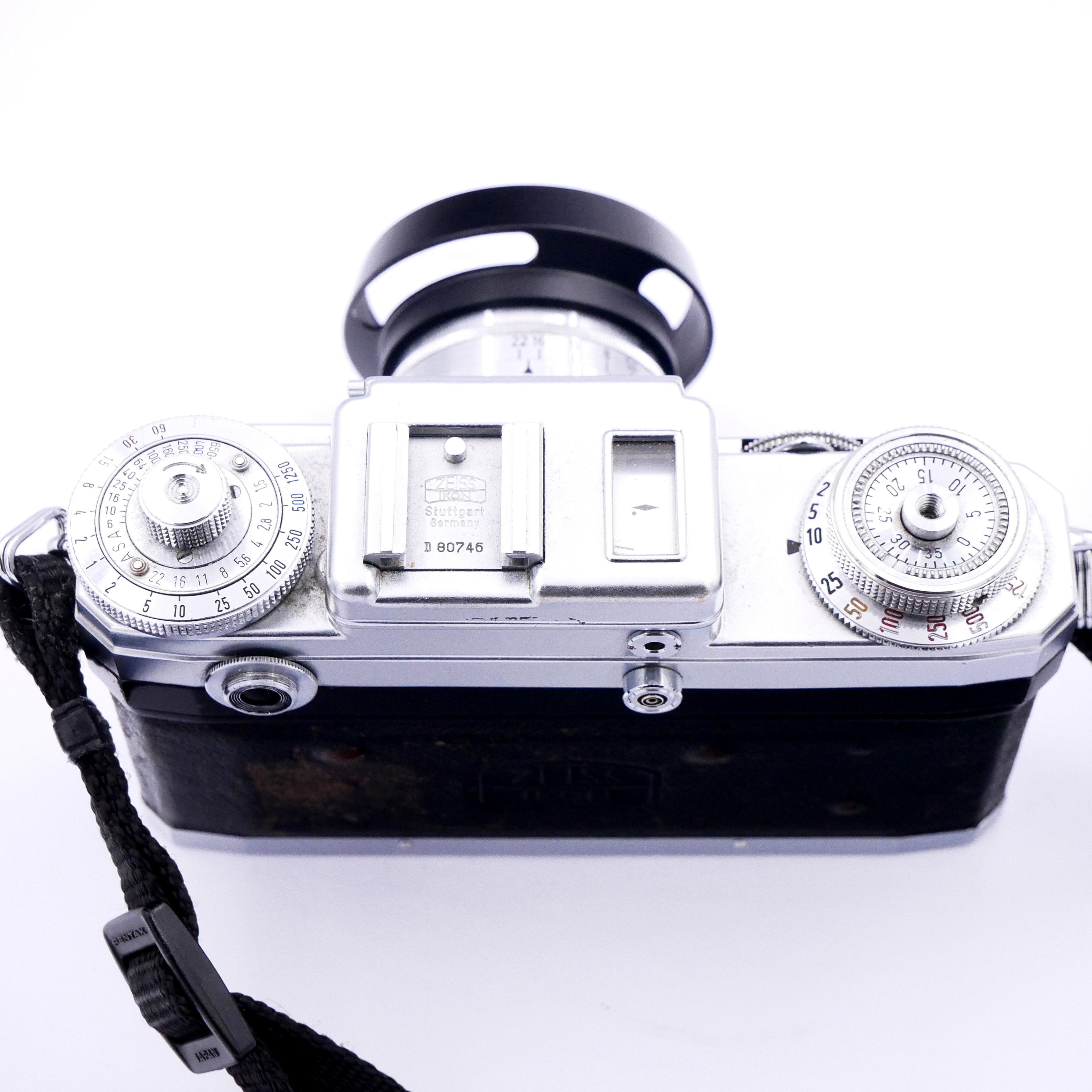 S-H-3TX9TS_3.jpg - Contax IIIa 35mm Rangefinder Camera with Zeiss 50mm F2 Lens - Image 3