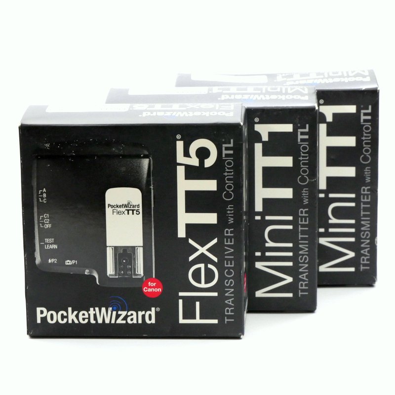 S-H-43TKH9_2.jpg - Pocketwizard set for Canon. 1x Transciever, 2x transmitters - Image 1