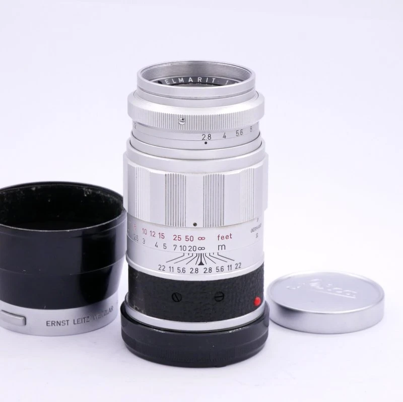 Best image for Leitz MF 90mm F/2.8 Elmarit Lens with Caps and Hood in M Mount