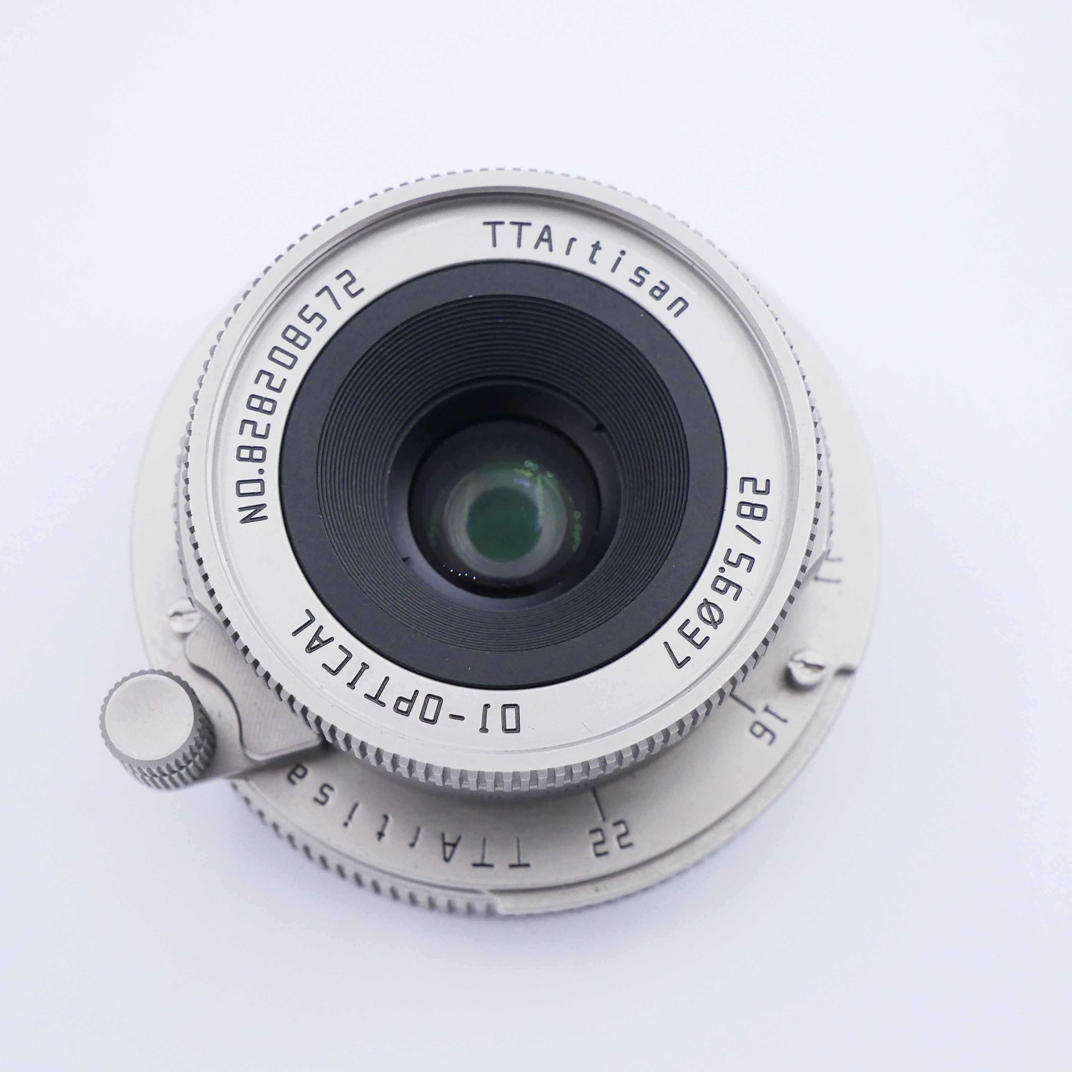 S-H-69DAT6_2.jpg - TTArtisan MF 28mm F/5.6 Limited Edition #347 of 500 "Titanium" Finish Lens in Leica M Mount - Image 1
