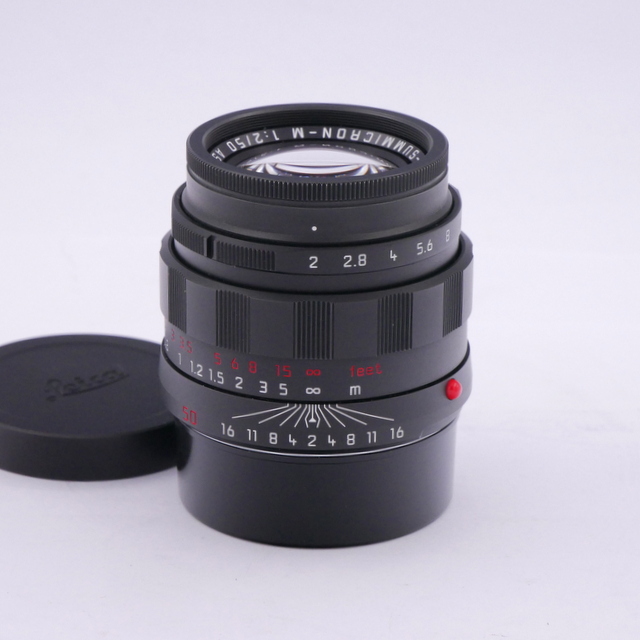 Leica MF 50mm F/2 APO-Summicron-M Lens - Black Chrome Edition