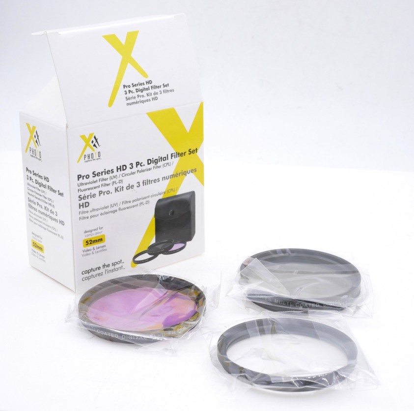 XPhoto Pro Series HD 3 pc Digital Filter Set 