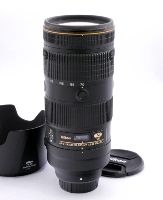 Nikon AFs 70-200mm F/2.8E FL ED VR Lens