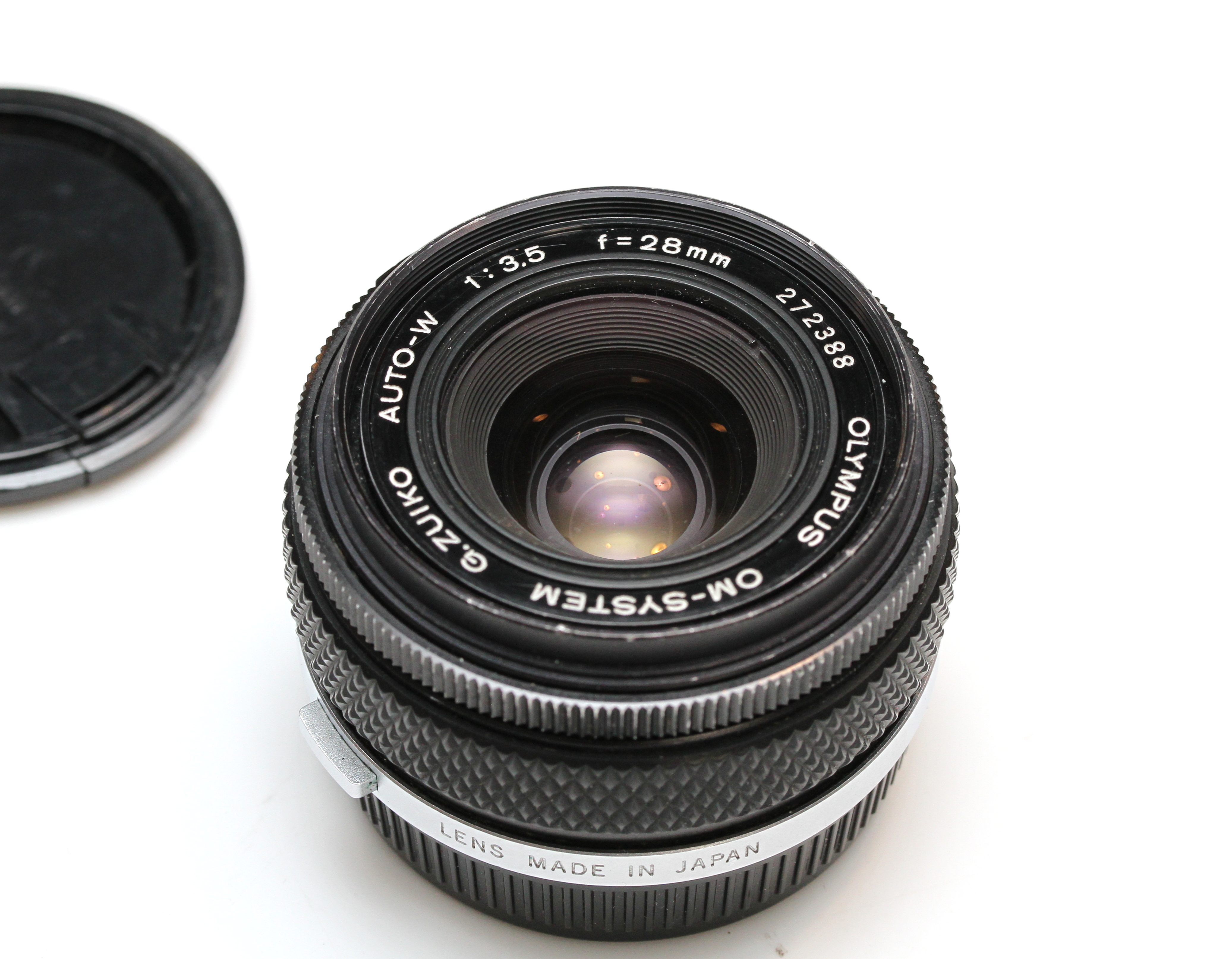 Best image for Olympus MF 28mm F/3.5 G.Zuiko Auto-W Lens in OM Mount (as is)