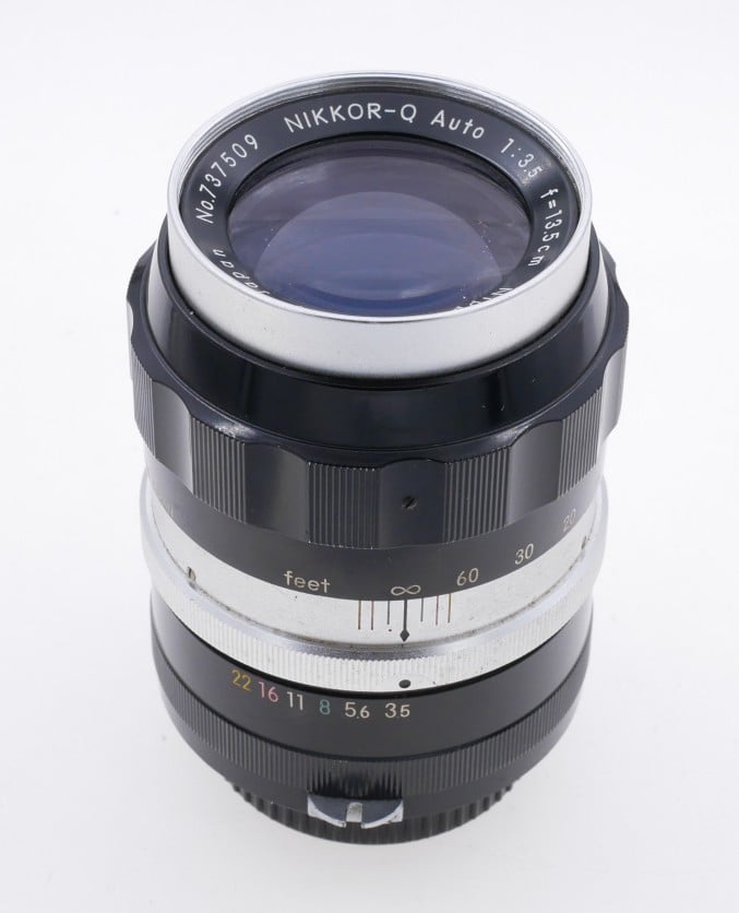Nikon MF 13.5cm F/3.5 Nikkor-Q Nippon Kogaku Lens