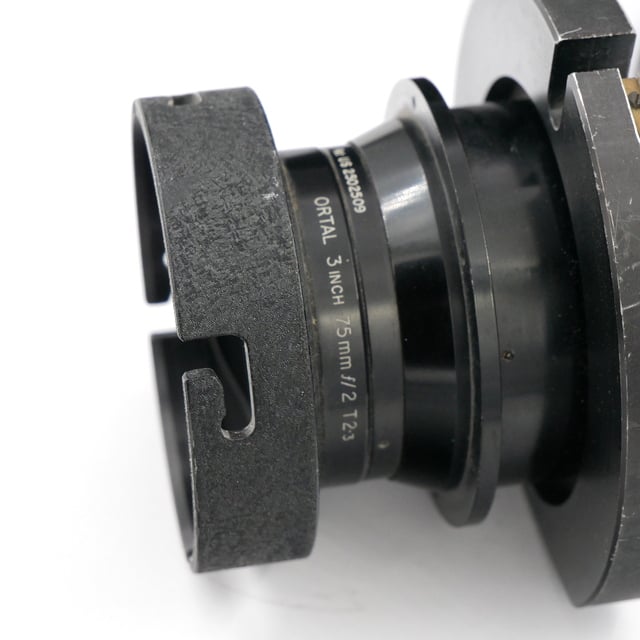 S-H-7KYJU9_4.jpg - Taylor Hobson 3in 75mm f/2 T2.3 Ortal TV Lens + Hood - Image 4