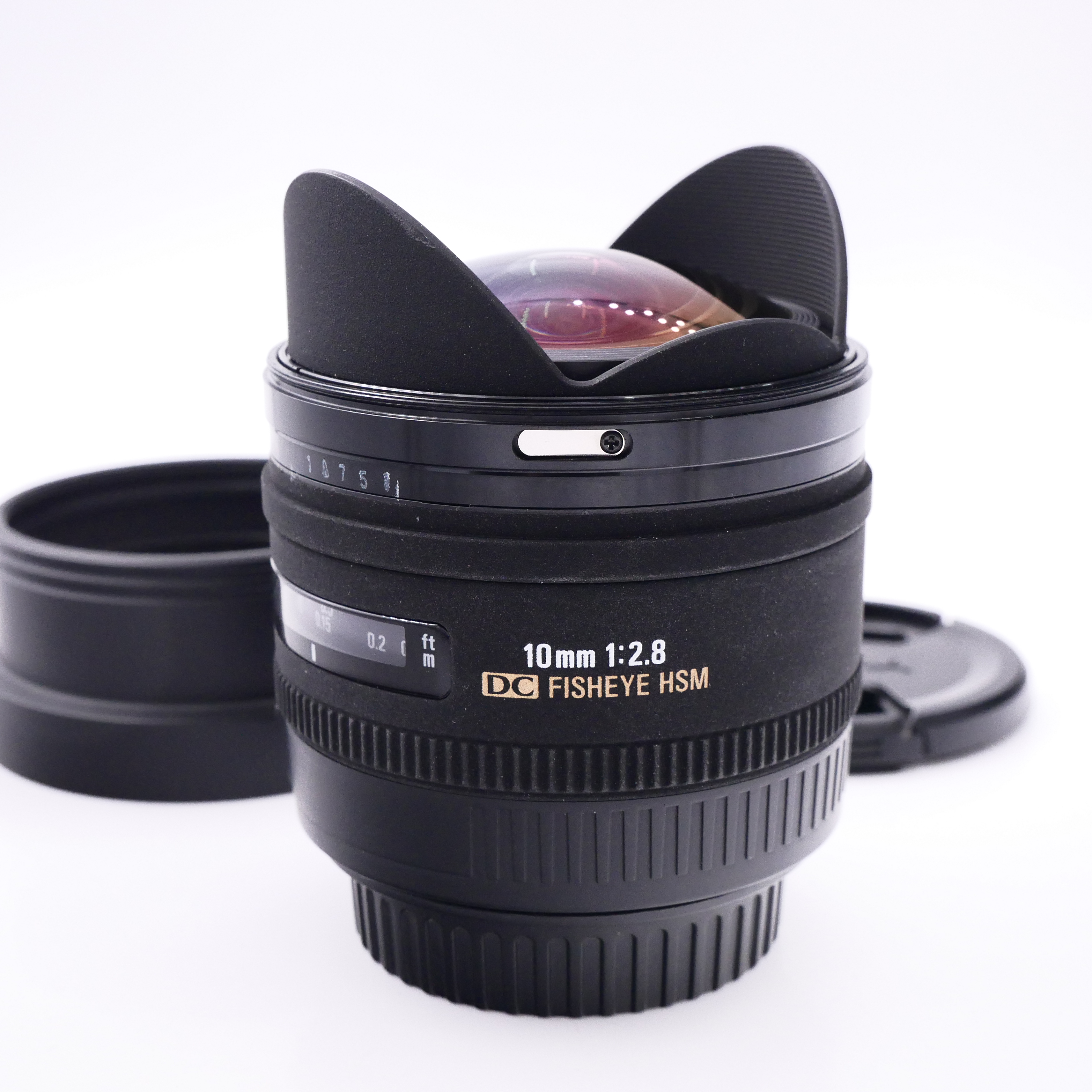 Sigma 10mm F2.8 DC Fisheye HSM Lens for Canon EF-S-Mount - Best Available Image